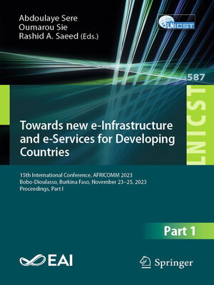 cover image of Towards new e-Infrastructure and e-Services for Developing Countries